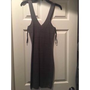 Guess brand gray sweater tank dress